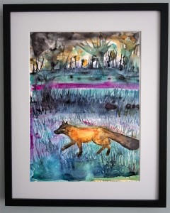 "Lis znad Bełku" akwarela 40x50 cm