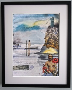 "Wodnik i panna"- collage 